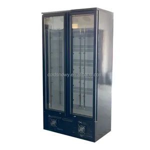 Commercial Supermarket Display Refrigerator Single Double Glass Door Beer Fridge Drink Beverage Cooler Freezer And Chiller