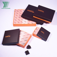 Boîte cadeau en carton pour 9 macarons, design gaufré biodégradable, emballage en feuille kraft noir et brun pour boulangerie et chocolat