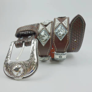 Nuevo Cinturón de Moda con Pedrería Brillante para <span class=keywords><strong>Hombre</strong></span> y Mujer, Estilo <span class=keywords><strong>Vaquero</strong></span> Occidental, con Cristales y Diamantes, para Jeans, Cinto de Strass - Product Image 5
