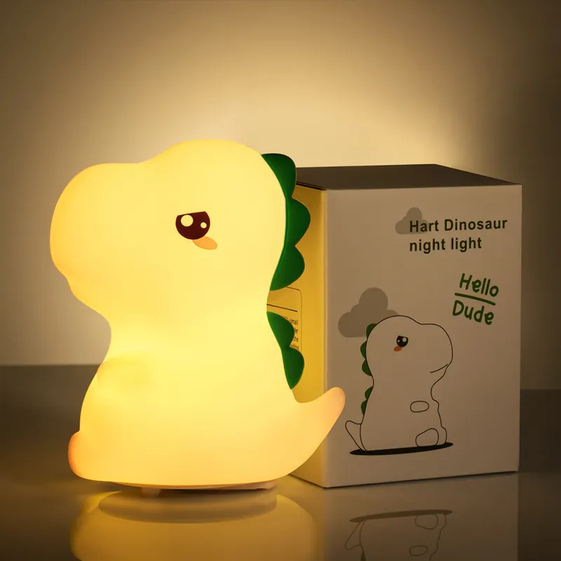 Schattige Dieren Kat Siliconen Custom Kids Led Lamp Slaapkamer Slaap Nachtlampje