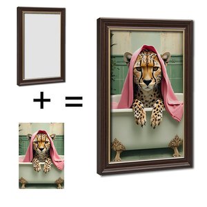 Cornice in Legno e Oro 24x36 con Citazione per la <span class=keywords><strong>Casa</strong></span>, Idea Regalo per Nuova Abitazione - Product Image 1