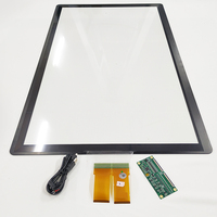 27 32 43 47 50 55 65 75 86 pouces PCAP feuille tactile pour écran tactile interactif