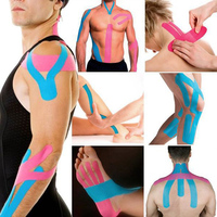 Bande de kinésiologie élastique de protection de 5 cm pour le sport, bandage musculaire, attelle de poignet, soutien de genou, cheville et cou, pour le fitness, sûre