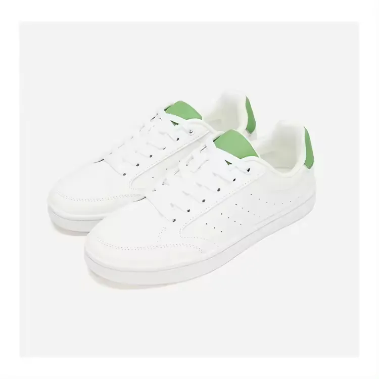 Zapatos de marca originales con logotipo personalizado verde informal de alta calidad, zapatillas cómodas para hombre, zapatos ligeros para monopatín