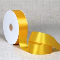 Ruban en satin personnalisé avec impression de logo, largeur sur mesure, pour emballage de bouquets, invitations de mariage, décoration de nœuds DIY