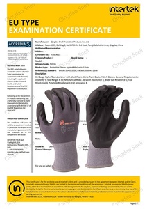 Venta Directa de Fábrica, Guantes de Seguridad Flexibles Recubiertos de Nitrilo, Guantes de Trabajo y Jardinería para Protección <span class=keywords><strong>Laboral</strong></span> - Product Image 6