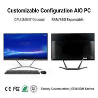 Precio de Fábrica, Computadora de Escritorio Todo en Uno de 24 Pulgadas FHD IPS OEM ODM, Core I5, DDR4, SSD, Garantía de 3 Años para Educación, Laboratorio Informático