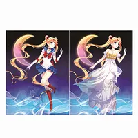 Princess Serenity Sailor Moon Anime Girl 3D Wallpaper personalizza 3D lenticolare Filp Picture Wall Art Painting 3D Print Poster