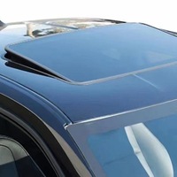 Autocollant de toit ouvrant factice noir pour voiture, autocollant universel de toit ouvrant simulé, accessoire décoratif de modification automobile durable à coller