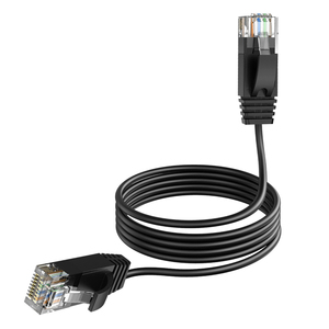สายแลนอีเธอร์เน็ต UTP Cat6 ความเร็วสูง แบบกลมบางพิเศษ 32AWG ทองแดงแท้ หัว RJ45 สีดำ สีขาว ความยาว 1ม. 2ม. 3ม. 5ม. 10ม. 15ม. 20ม. 30ม. - Product Image 3