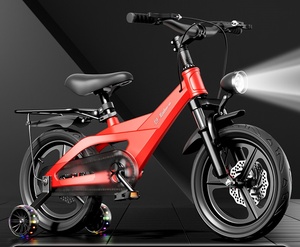 Vélos pour enfants en alliage de magnésium rouge de <span class=keywords><strong>14</strong></span>, <span class=keywords><strong>16</strong></span> et 18 <span class=keywords><strong>pouces</strong></span>, vélos pour garçons et filles, frein à disque, équilibre, cyclisme - Product Image 1