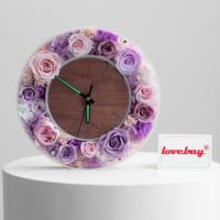 Lovebay Nieuw Ontwerp Ge conserveerde Bloemen in Acryl Echte Rozen Frame Eeuwigdurende Ge conserveerde Roos Acryl voor Valentijnsdag Herdenkingsdag Cadeau