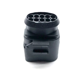 Connecteur étanche à 10 broches pour voitures Volkswagen 1J0973815 1J0973715, mâle et femelle, PBT noir, IP20, connecteurs auto - Product Image 4