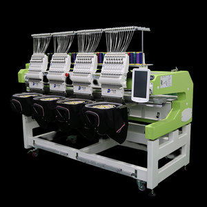 Machine à broder plate multi-têtes (4 têtes), informatisée, automatique, 9, 12, 15 aiguilles, haute vitesse - Product Image 3