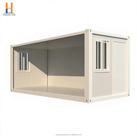 Maison conteneur pliable ignifuge 20 pieds 40 pieds, bureau de chantier modulaire, dortoir Zhonghuan Living