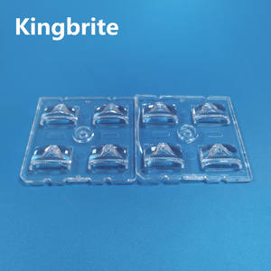 उच्च गुणवत्ता <span class=keywords><strong>4</strong></span> में <span class=keywords><strong>1</strong></span> 5050 3535 एलईडी लाइट मॉड्यूल लेंस संकीर्ण बीम कोण स्पष्ट सतह 50x50 मिमी एलईडी लेंस बाहरी उपयोग के लिए 50x50 मिमी एलईडी लेंस - Product Image 5