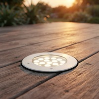 Lampes LED pour piscine LanVol, éclairage sous-marin IP68 en acier inoxydable, lumière souterraine portable pour jardin/aménagement paysager