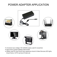 Adaptador de Corriente de Escritorio VOTOO 12V 48W-120W, Enchufe US/UK/EU/AU, DOE VI, CE FCC RoHS, para Laptop Industrial, LED, CCTV, OEM Disponible