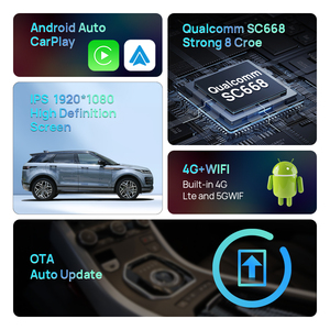 13inch Android 12 cho Land Range Rover Evoque l538 2016 2019 đa phương tiện Player GPS đài phát thanh không dây Carplay Auto HD Màn hình hiển thị - Product Image 2