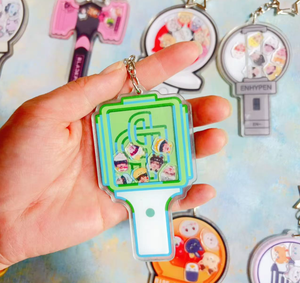 Nueva Colección de Llaveros con Forma de Lightstick de Kpop, Lindos Colgantes Acrílicos, Llavero con Diseño de Personajes de Dibujos Animados - Product Image 6