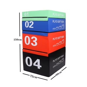 ZJFIT 2024 Nuevo Equipo de Ejercicio para Gimnasio, Caja de Salto Combinada 4 en 1, Caja de Salto de Cuatro Niveles con Software, para Adultos - Product Image 1