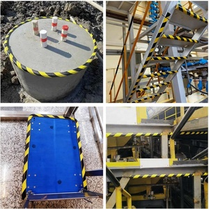Protections d'angle en caoutchouc NBR de qualité industrielle en forme de L, 5 m, jaune et noir, anti-collision, tampons d'angle autocollants en mousse, pare-chocs de sécurité - Product Image 5