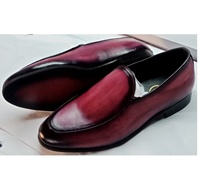 Chaussures habillées pour hommes, élégantes, de luxe, de haute qualité, en cuir véritable italien, à enfiler, imperméables, légères, pour mariage, automne