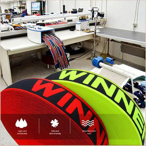 Free Shipping 2cm-5cm Wide Jacquard Letter Herringbone <strong>Elastic</strong> Band 100% <strong>Polyester</strong> for Soft Underwear Leggings <strong>Colorful</strong> Waist - Product Image 3