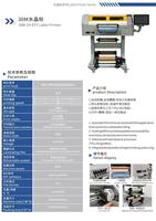 Tête d'impression DX7, nouvelle technologie de pointe, imprimante d'étiquettes A3 de 30 cm, tête unique, encre UV, entièrement automatique, garantie 1 an, matériau en acier