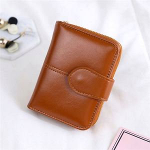 Échantillon gratuit, vente en gros, portefeuille fin blanc pour femme, petit portefeuille pour femme avec fermeture éclair, pas cher et élégant. - Product Image 5
