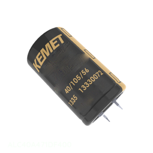 ตัวแทนจำหน่ายอย่างเป็นทางการ คาปาซิเตอร์อะลูมิเนียม 470uF 20% 400V แบบ Snap-in รุ่น ALC40A471DF400 แบบ Through Hole ความจุ 470 ยูเอฟ - Product Image 1