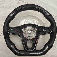 Volant pour volkswagen VW Golf 8 Golf8 Mk7 Mk8 gti 7r GTS R GLI GTD Volant Lenkrad LED Volant de voiture en fibre de carbone