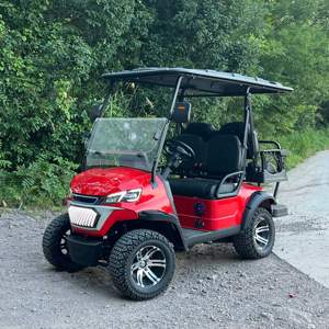 Voiture de golf homologuée CE 4 places <span class=keywords><strong>6</strong></span> places 72V tout-terrain avec pneus tout-terrain pour le désert, le camping et le safari - Product Image 5