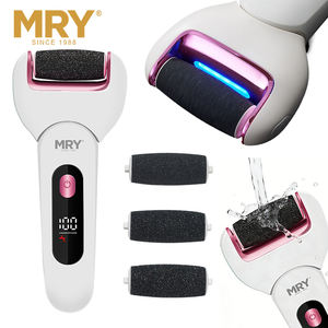 MRY Râpe Électrique Anti-Callosités pour les Pieds, Têtes <span class=keywords><strong>de</strong></span> Roulage Fines et Grossières, Outil Rechargeable Sans Fil pour Éliminer les Callosités, Lime Électronique pour les Pieds - Product Image 4