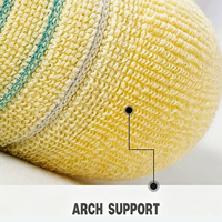 Chaussettes de basketball pour hommes, en tricot, spandex/nylon, rembourrées, antidérapantes, absorbant les chocs, respirantes, anti-humidité
