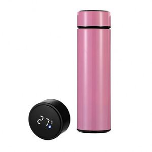 Botella de Agua Térmica Inteligente con LED de Temperatura, Aislada al Vacío, de Acero Inoxidable 304, Diseño Moderno y de Lujo, Ecológica - Product Image 1
