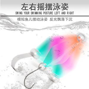 Leurre Spinner à Paillettes Tentation 2.5g 3.5g 5g Luminescence Nocturne Lumière Bleue UV Pêche en Eau Douce Truite Ruisseau Micro-leurre - Product Image 4