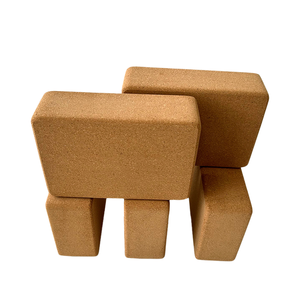 Bloque de Yoga de Corcho Natural de Alta Densidad Antideslizante con Logotipo Personalizable para Uso en Estudio y Ejercicio Físico - Product Image 1