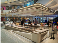 Derniers bijoux en or modernes de luxe et vitrines pour lunettes Taille/couleur personnalisable Utilisation dans le centre commercial