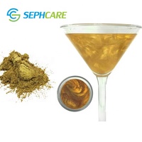 Poudre de couleur alimentaire dorée de qualité alimentaire, poudre de brillance alimentaire pour la décoration de gâteaux, cupcakes et biscuits