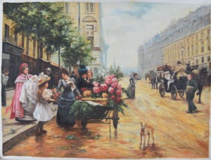 Họa Sĩ Tranh sơn dầu Bảo tàng chất lượng cảnh quan hiện thực chi tiết 100% vẽ tay trên vải với khung - Product Image 4