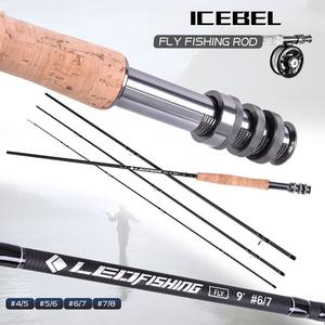 <span class=keywords><strong>Canne</strong></span> à pêche à la <span class=keywords><strong>mouche</strong></span> en carbone 4 brins avec poignée en liège, action moyenne, puissance élevée, poids 124g, pour la pêche en rivière, combo <span class=keywords><strong>canne</strong></span> et moulinet - Product Image 1