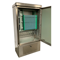 Boîtier de jonction optique extérieur en acier inoxydable 144/288/1152 fibres, armoire de raccordement optique sur pied