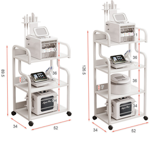 รถเข็นอุปกรณ์เสริมความงามแบบมีล้อ 4 ล้อ เฟอร์นิเจอร์ร้านเสริมสวย รถเข็นเครื่องมือเสริมความงามสำหรับร้านทำผม สปา และบริการความงาม - Product Image 5