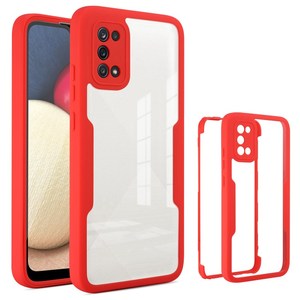 Funda para Teléfono Samsung <span class=keywords><strong>Galaxy</strong></span> A02s con Protección de Pantalla de <span class=keywords><strong>360</strong></span> Grados, Protector de Pantalla de PET, Panel Trasero Acrílico y Marco de TPU - Product Image 5