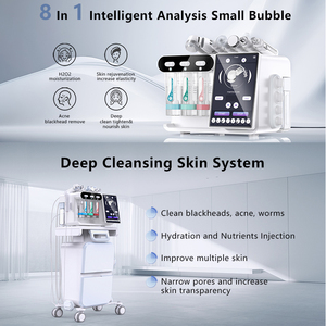 เครื่องดูแลผิวหน้า 8 in 1 รุ่น H2O2 แบบฟองขนาดเล็ก ผลิตจากวัสดุ ABS เพื่อการฟื้นฟูผิว - Product Image 5
