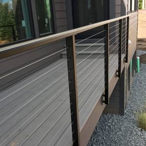מותאם אישית נירוסטה מודרני להתאמה אישית של הודעות מעקה מעקה למרפסת וstair - Product Image 3