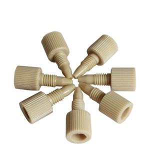 Connecteur PEEK étanche à la main intégré pour la chromatographie de pipeline liquide Microfluidic AKTA Thread Plastic Product - Product Image 3