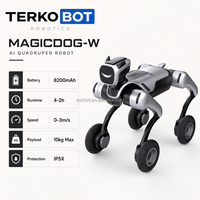 Robot Cuadrúpedo MagicDog-W con Puerto Ethernet WiFi RJ45, Múltiples Puertos de Comunicación, Desarrollo de IA, Robot Biónico de Cuatro Patas