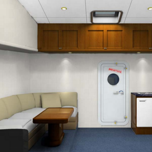 قارب جراندسي إتش دي-190 سي بطول 19 متر من الفيبرجلاس عالي السرعة بقوة 800 حصان للدوريات في الموانئ وقارب عمل بمحرك ديزل داخلي للبيع - Product Image 5